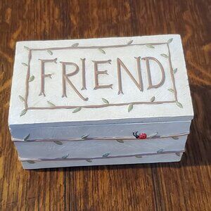 "Friends" Trinket Keepsake Gift Box by Tim Coffey for Demdaco